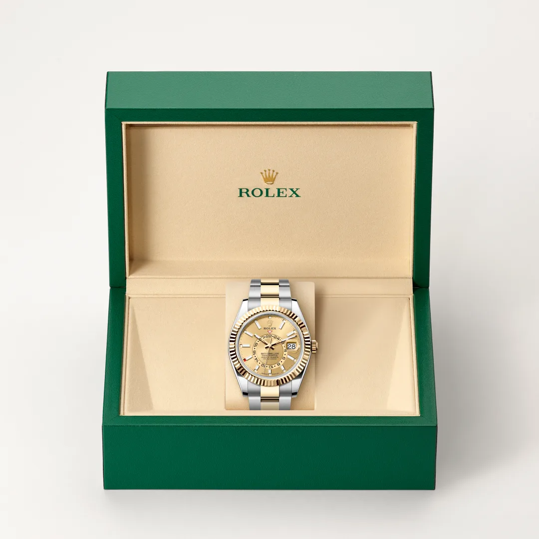 Rolex Sky-Dweller腕錶黃金鋼(蠔式鋼與黃金的組合)款,M336933-0001 - 慎昌鐘錶