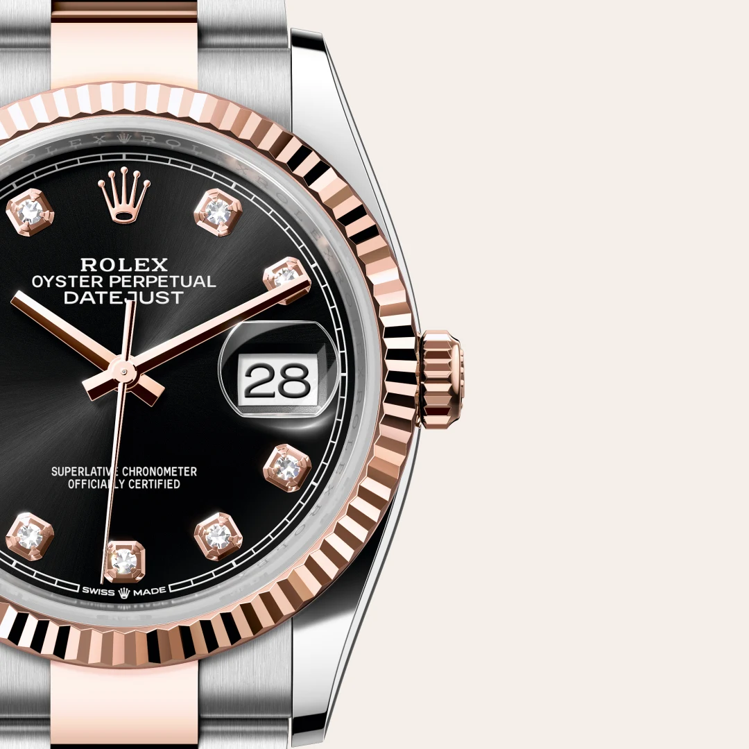 Rolex Datejust 36腕錶永恒玫瑰金鋼(蠔式鋼與永恒玫瑰金的組合)款,M126231-0020 - 慎昌鐘錶