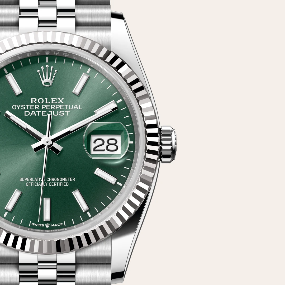 Rolex Datejust 36腕錶白色黃金鋼(蠔式鋼與白色黃金的組合)款,M126234-0051 - 慎昌鐘錶