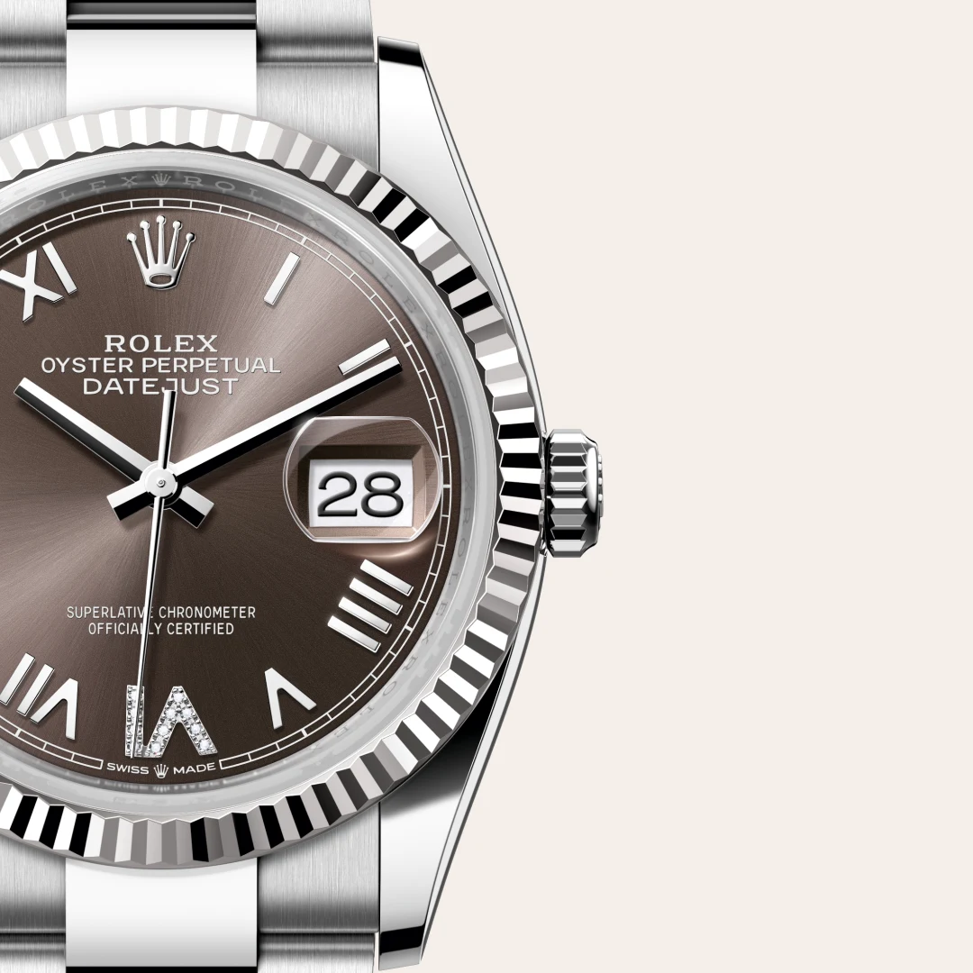 Rolex Datejust 36腕錶白色黃金鋼（蠔式鋼與白色黃金的組合）款，M126234-0072 - 慎昌鐘錶