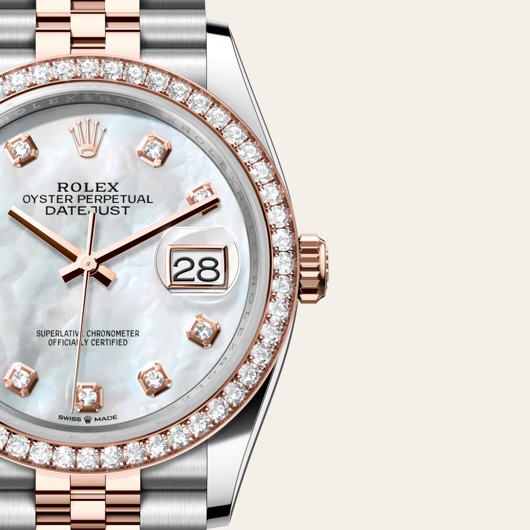 Rolex Datejust 36腕錶永恒玫瑰金鋼(蠔式鋼與永恒玫瑰金的組合)款,M126281RBR-0009 - 慎昌鐘錶