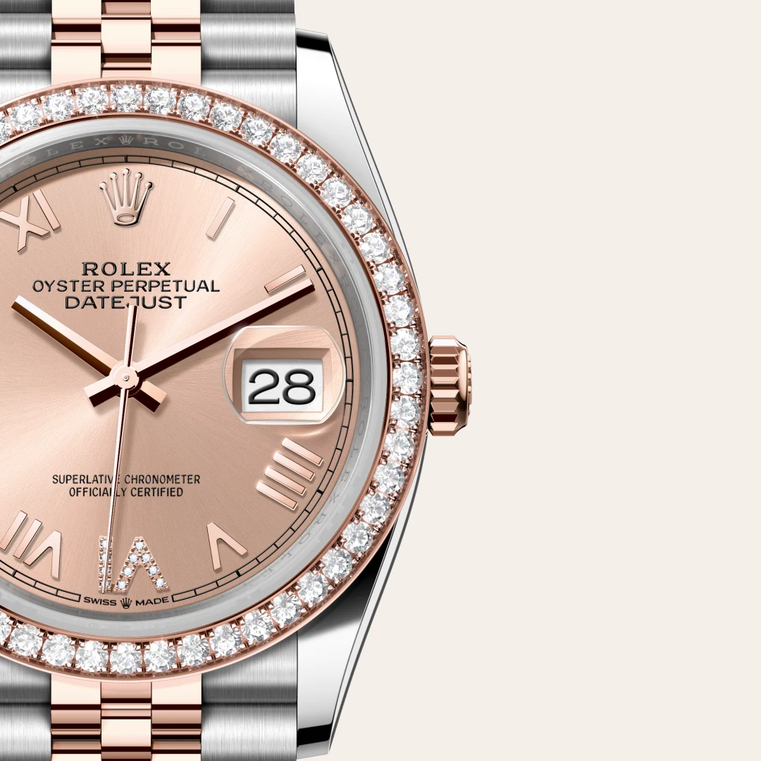 Rolex Datejust 36腕錶永恒玫瑰金鋼(蠔式鋼與永恒玫瑰金的組合)款,M126281RBR-0037 - 慎昌鐘錶
