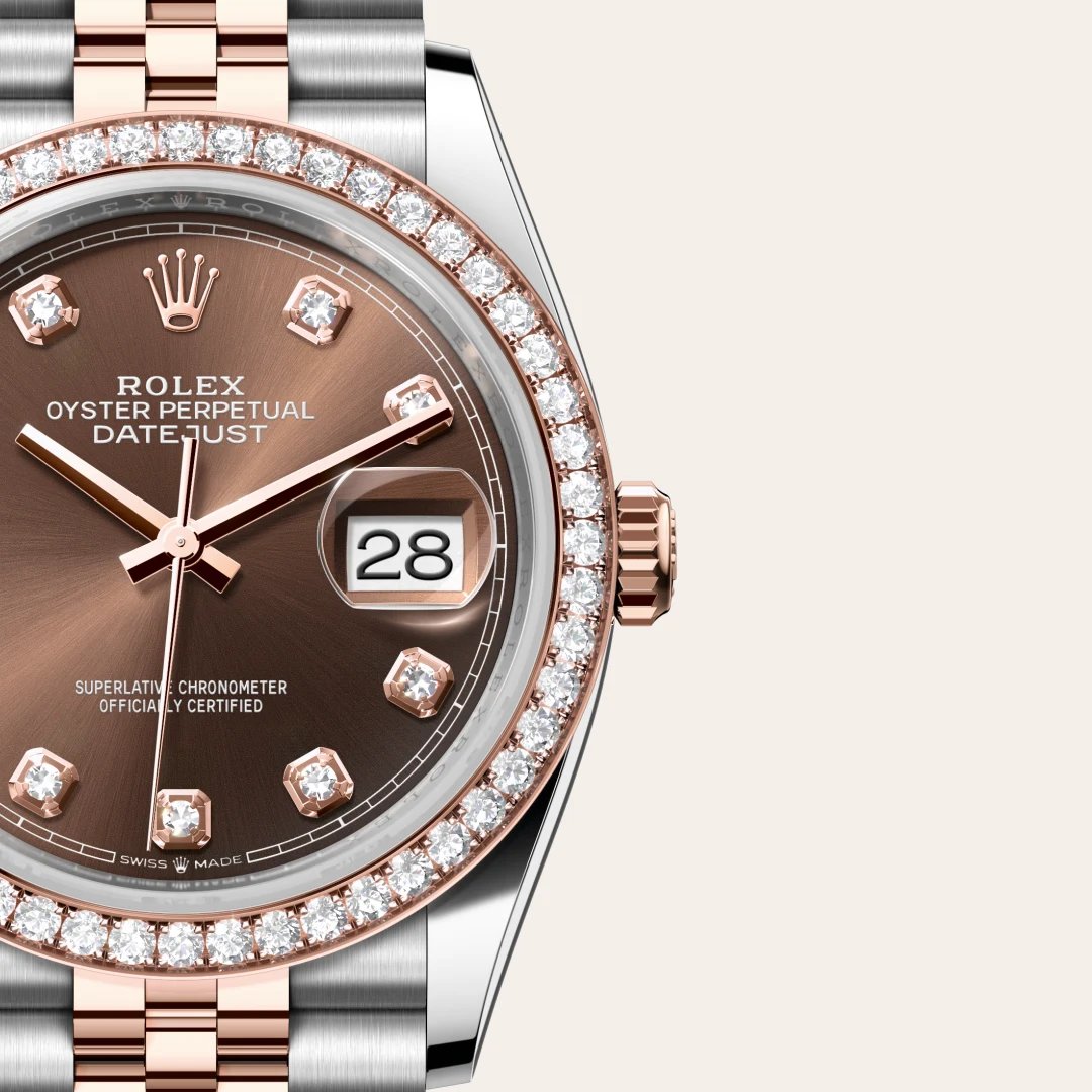 Rolex Datejust 36腕錶永恒玫瑰金鋼(蠔式鋼與永恒玫瑰金的組合)款,M126281RBR-0041 - 慎昌鐘錶