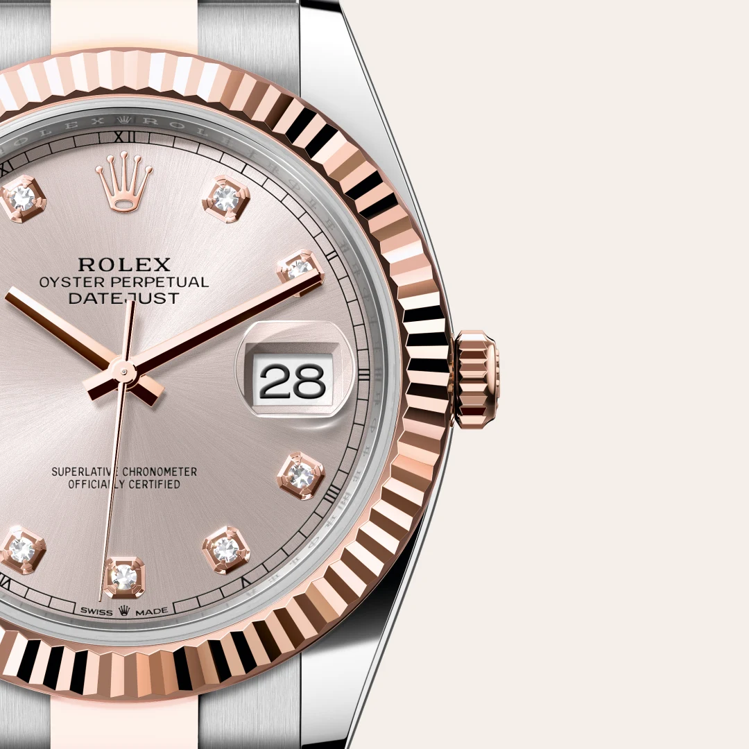 Rolex Datejust 41腕錶永恒玫瑰金鋼（蠔式鋼與永恒玫瑰金的組合）款，M126331-0007 - 慎昌鐘錶