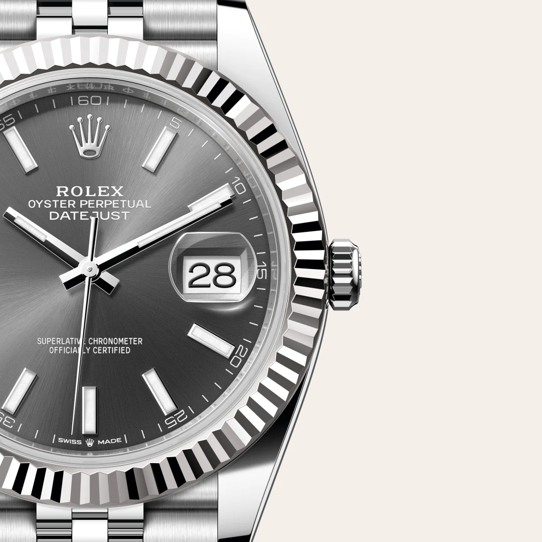 Rolex Datejust 41腕錶白色黃金鋼(蠔式鋼與白色黃金的組合)款,M126334-0014 - 慎昌鐘錶