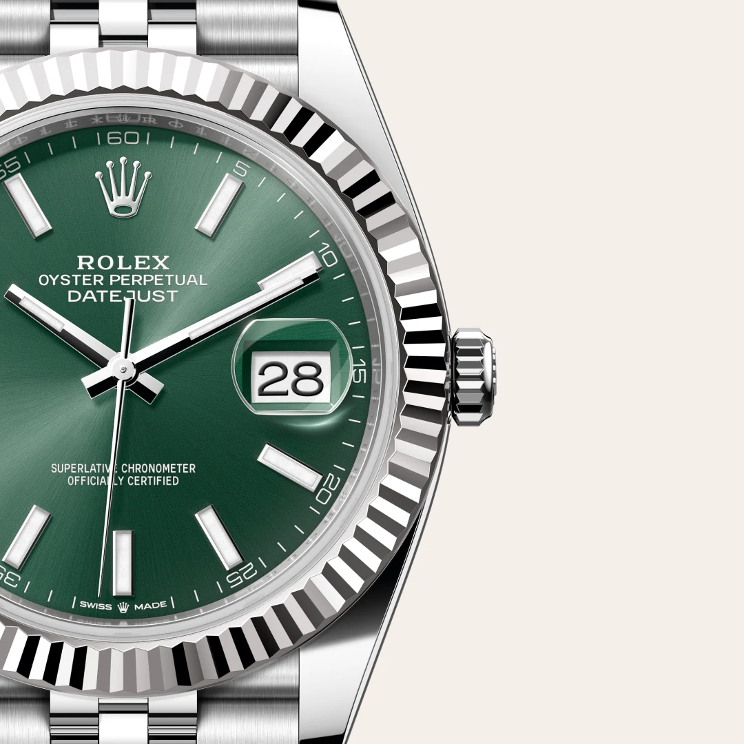 Rolex Datejust 41腕錶白色黃金鋼（蠔式鋼與白色黃金的組合）款，M126334-0028 - 慎昌鐘錶