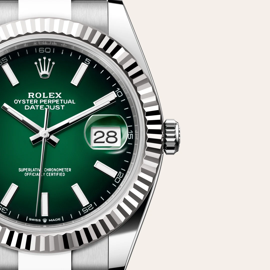 Rolex Datejust 41腕錶白色黃金鋼(蠔式鋼與白色黃金的組合)款,M126334-0033 - 慎昌鐘錶