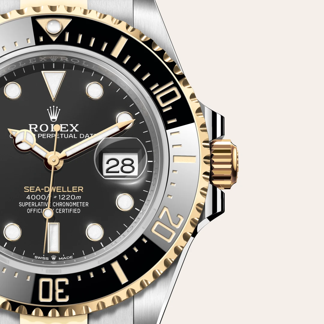 Rolex Sea-Dweller腕錶黃金鋼（蠔式鋼與黃金的組合）款，M126603-0001 - 慎昌鐘錶