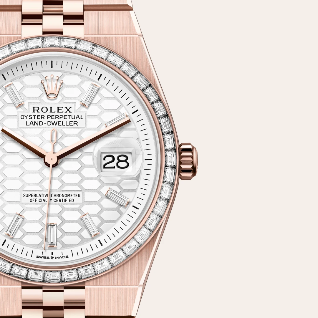 Rolex Land-Dweller 36腕錶18K永恒玫瑰金款，M127285TBR-0002 - 慎昌鐘錶