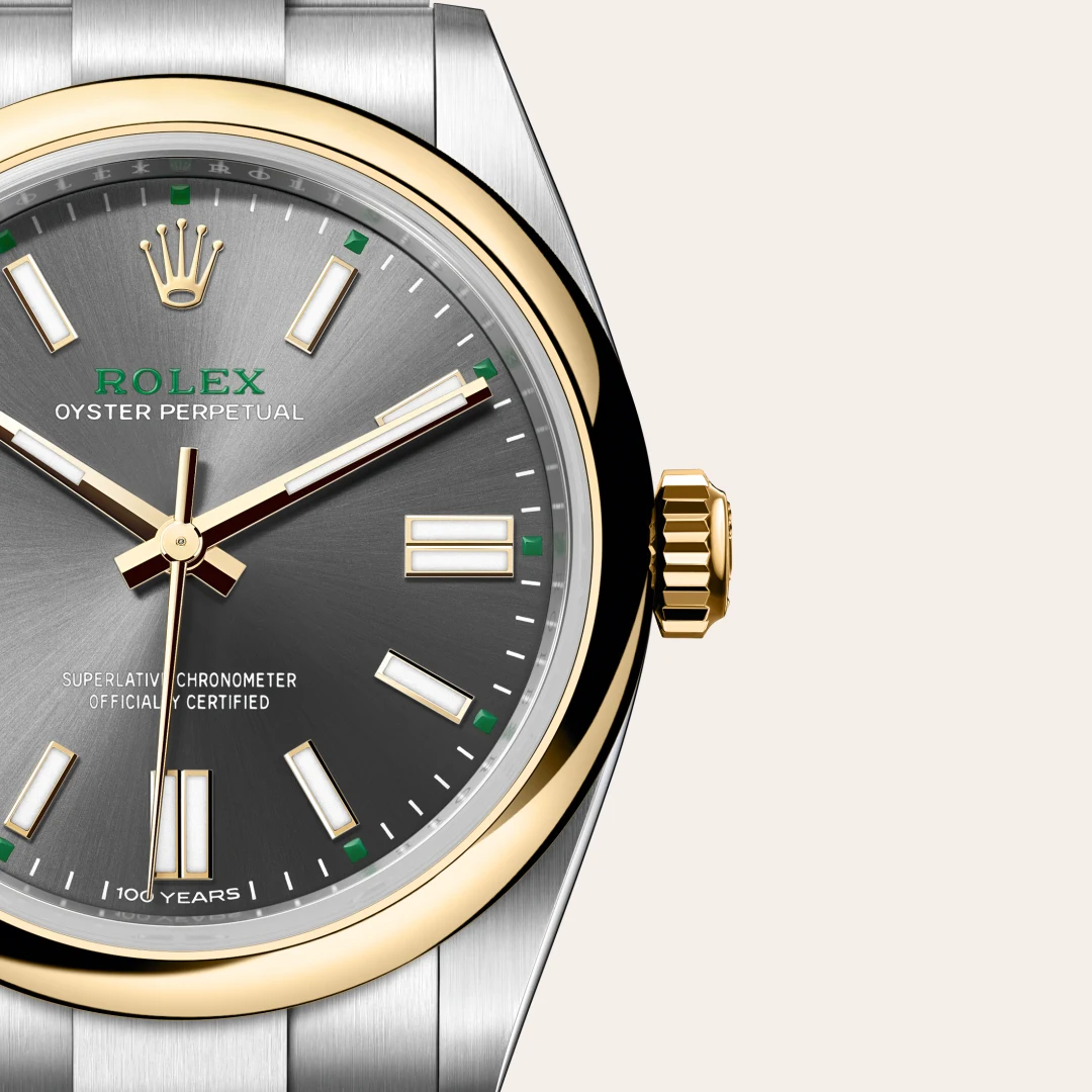 Rolex Oyster Perpetual 41腕錶黃金鋼（蠔式鋼與黃金的組合）款，M134303-0001 - 慎昌鐘錶