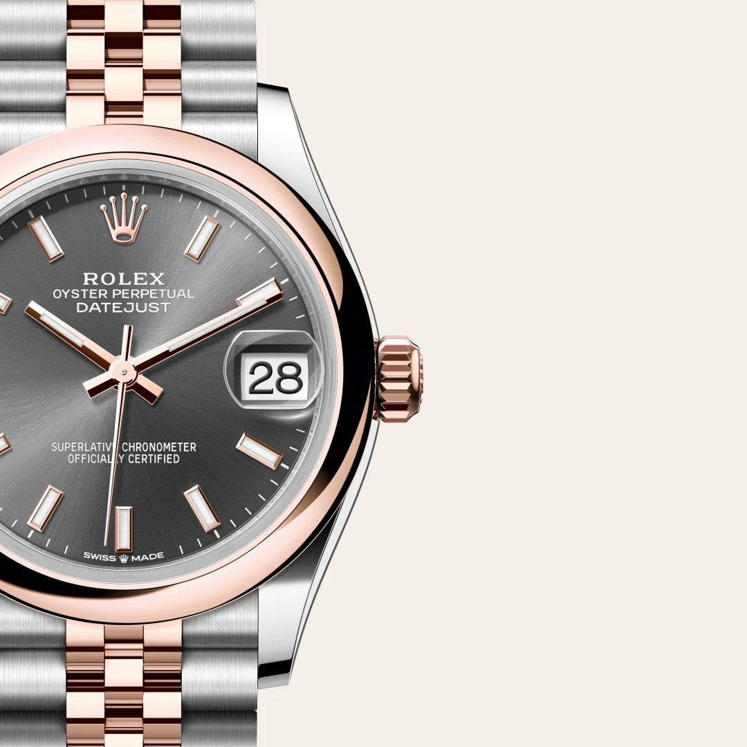 Rolex Datejust 31腕錶永恒玫瑰金鋼(蠔式鋼與永恒玫瑰金的組合)款,M278241-0018 - 慎昌鐘錶