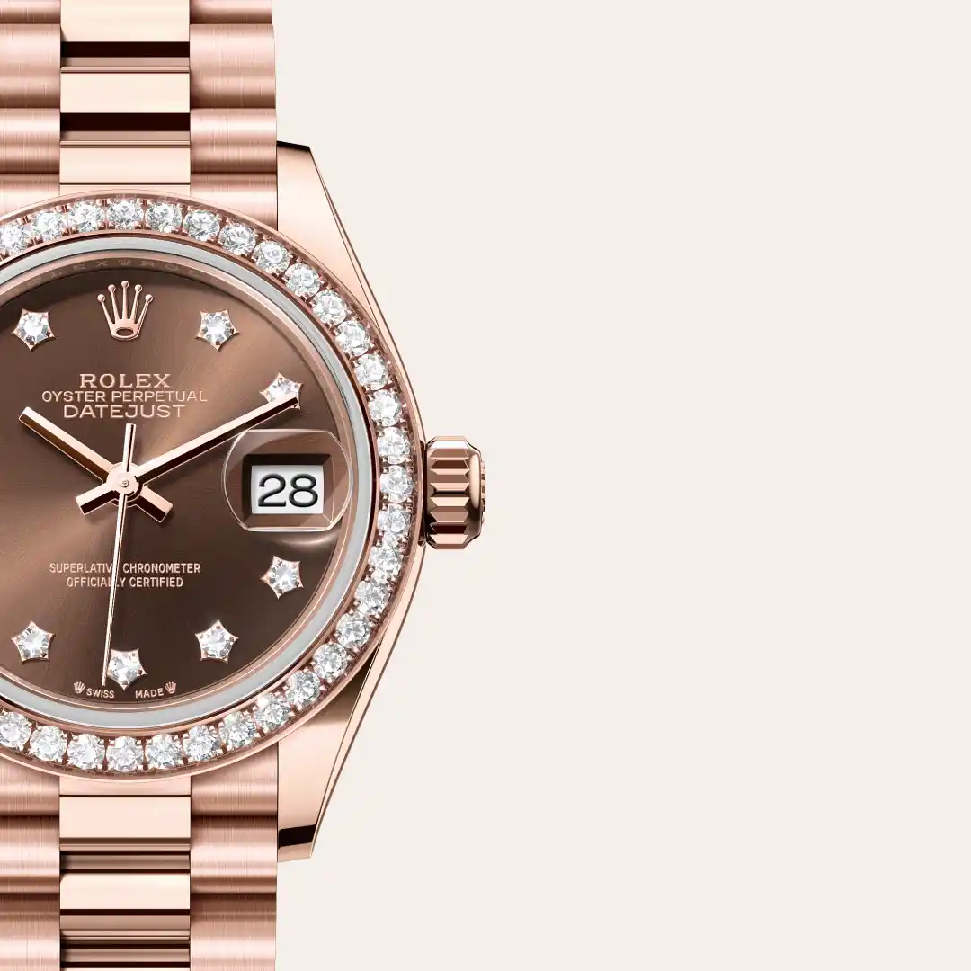 Rolex Lady-Datejust腕錶18K永恒玫瑰金款,M279135RBR-0001 - 慎昌鐘錶