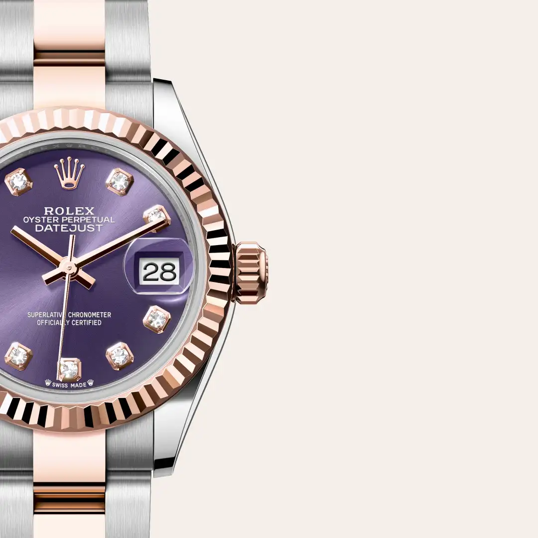 Rolex Lady-Datejust腕錶永恒玫瑰金鋼(蠔式鋼與永恒玫瑰金的組合)款,M279171-0016 - 慎昌鐘錶