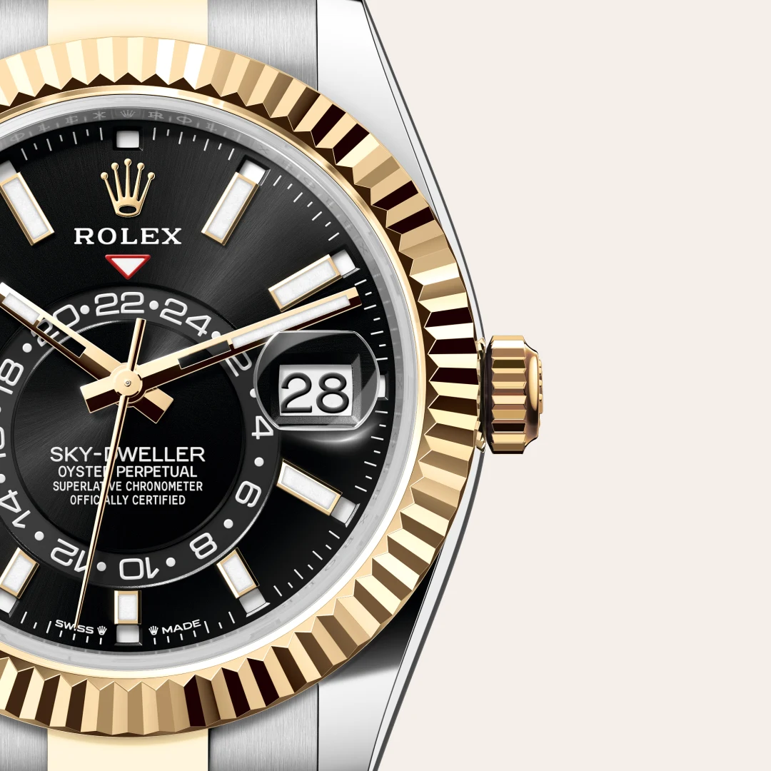 Rolex Sky-Dweller腕錶黃金鋼(蠔式鋼與黃金的組合)款,M336933-0003 - 慎昌鐘錶