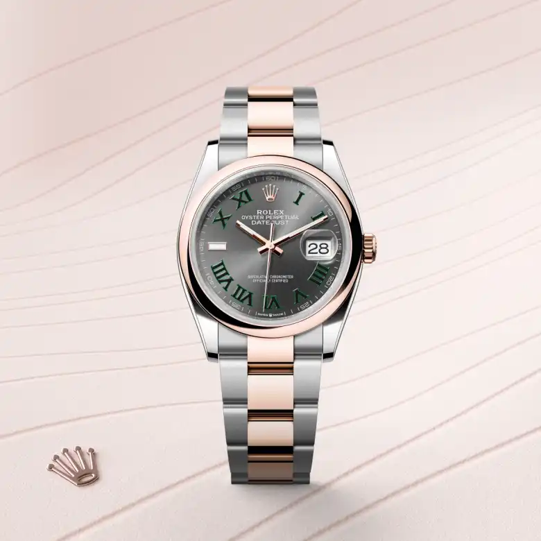 Rolex Datejust 36腕錶永恒玫瑰金鋼（蠔式鋼與永恒玫瑰金的組合）款，M126201-0030 - 慎昌鐘錶