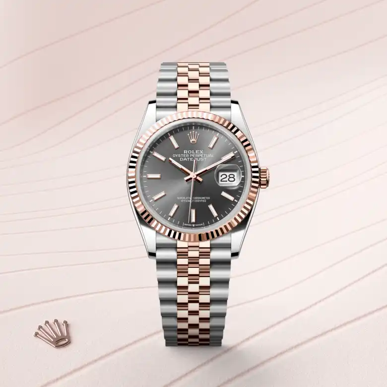 Rolex Datejust 36腕錶永恒玫瑰金鋼(蠔式鋼與永恒玫瑰金的組合)款,M126231-0013 - 慎昌鐘錶