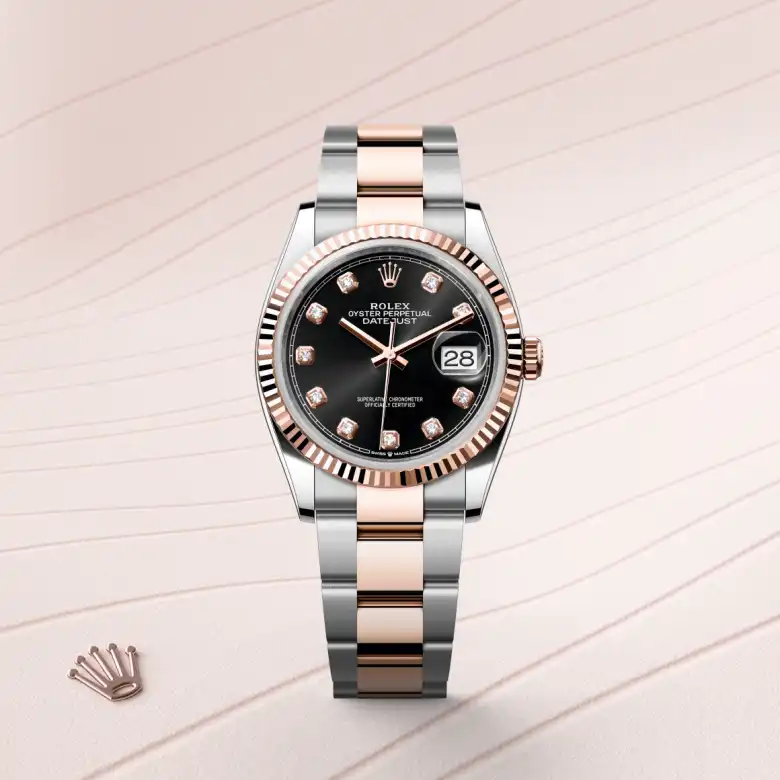 Rolex Datejust 36腕錶永恒玫瑰金鋼(蠔式鋼與永恒玫瑰金的組合)款,M126231-0020 - 慎昌鐘錶