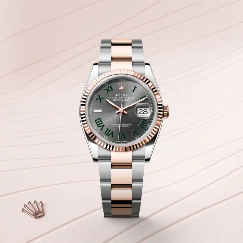 Rolex Datejust 36腕錶永恒玫瑰金鋼（蠔式鋼與永恒玫瑰金的組合）款，M126231-0030 - 慎昌鐘錶