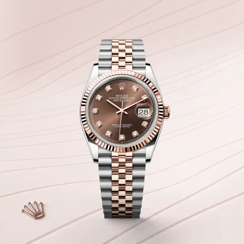 Rolex Datejust 36腕錶永恒玫瑰金鋼(蠔式鋼與永恒玫瑰金的組合)款,M126231-0053 - 慎昌鐘錶