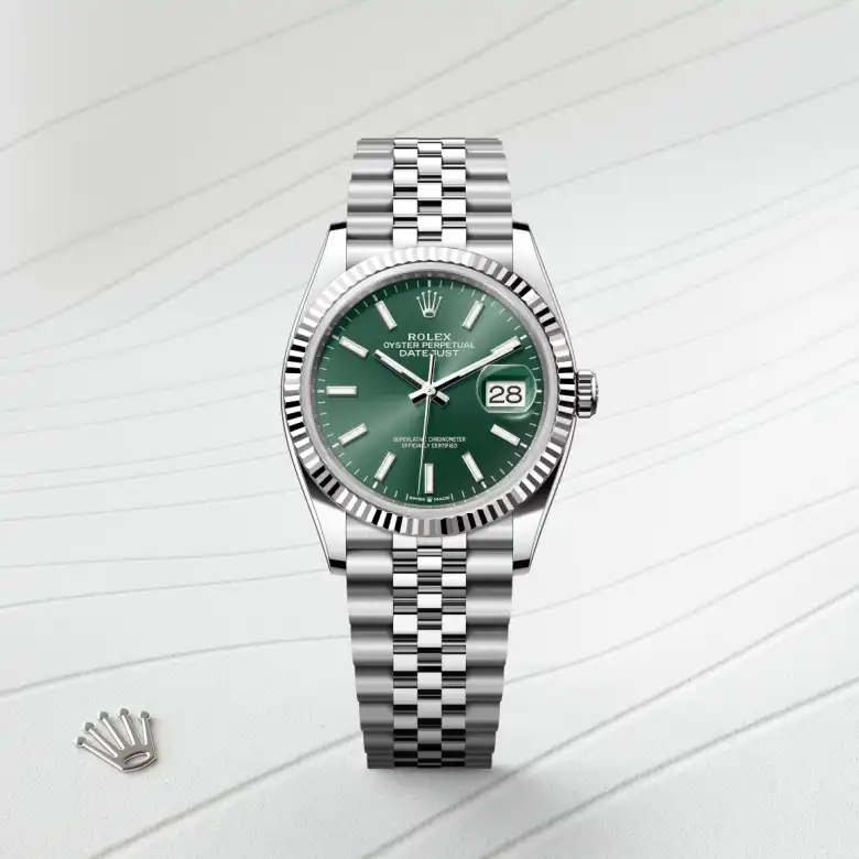 Rolex Datejust 36腕錶白色黃金鋼(蠔式鋼與白色黃金的組合)款,M126234-0051 - 慎昌鐘錶