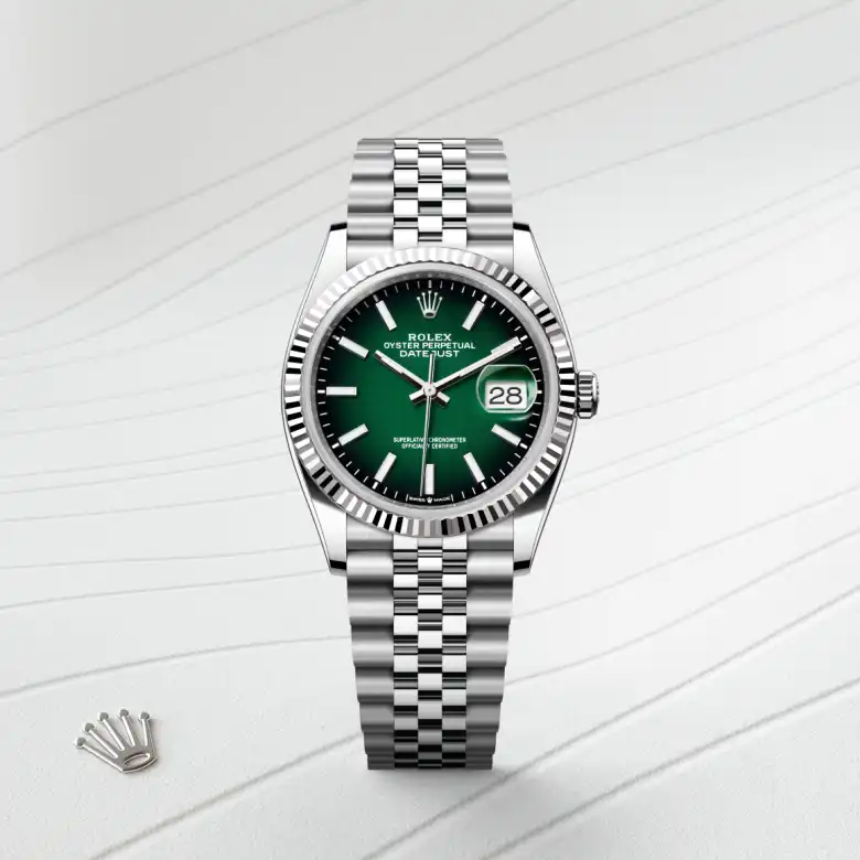 Rolex Datejust 36腕錶白色黃金鋼(蠔式鋼與白色黃金的組合)款,M126234-0059 - 慎昌鐘錶