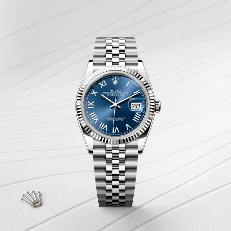 Rolex Datejust 36腕錶白色黃金鋼（蠔式鋼與白色黃金的組合）款，M126234-0069 - 慎昌鐘錶