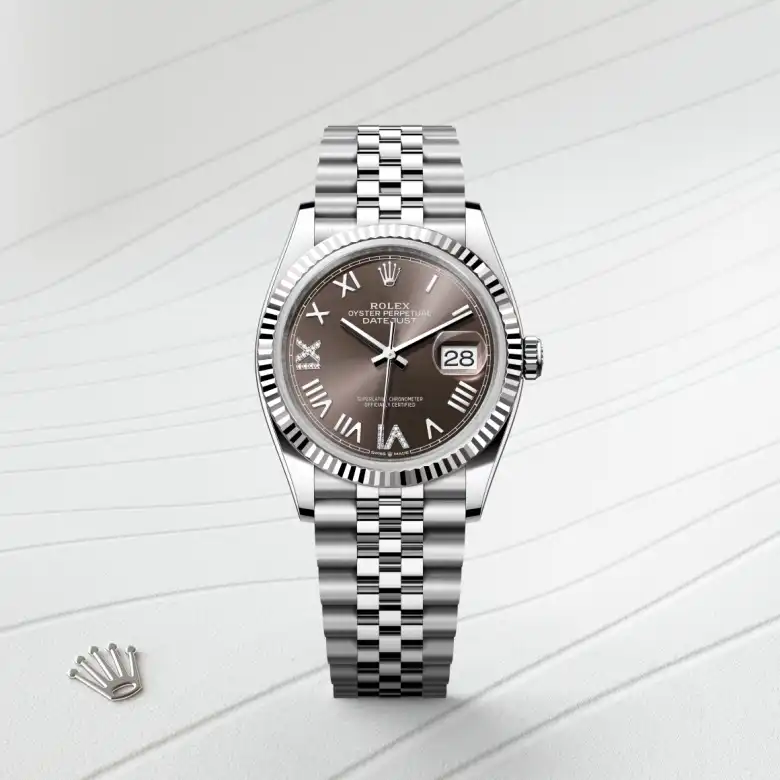 Rolex Datejust 36腕錶白色黃金鋼（蠔式鋼與白色黃金的組合）款，M126234-0071 - 慎昌鐘錶