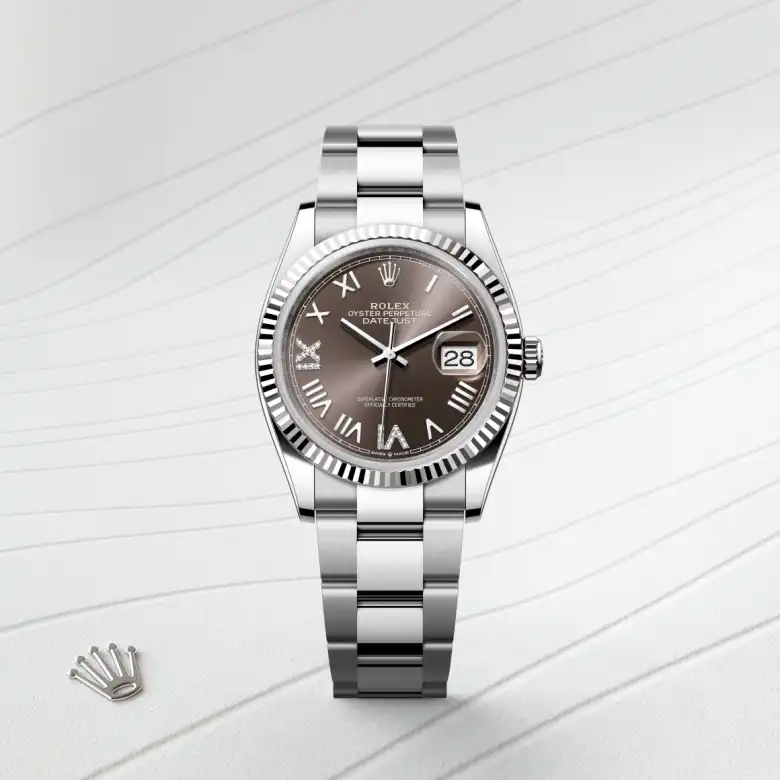 Rolex Datejust 36腕錶白色黃金鋼（蠔式鋼與白色黃金的組合）款，M126234-0072 - 慎昌鐘錶