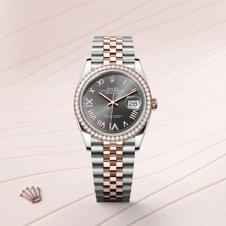 Rolex Datejust 36腕錶永恒玫瑰金鋼(蠔式鋼與永恒玫瑰金的組合)款,M126281RBR-0035 - 慎昌鐘錶