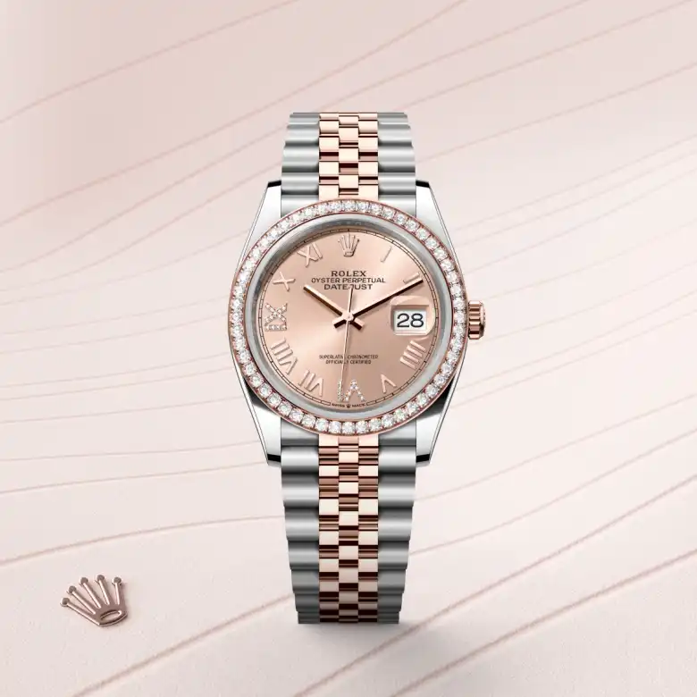 Rolex Datejust 36腕錶永恒玫瑰金鋼(蠔式鋼與永恒玫瑰金的組合)款,M126281RBR-0037 - 慎昌鐘錶