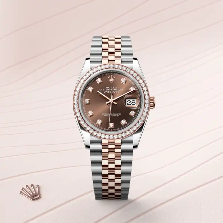 Rolex Datejust 36腕錶永恒玫瑰金鋼(蠔式鋼與永恒玫瑰金的組合)款,M126281RBR-0041 - 慎昌鐘錶