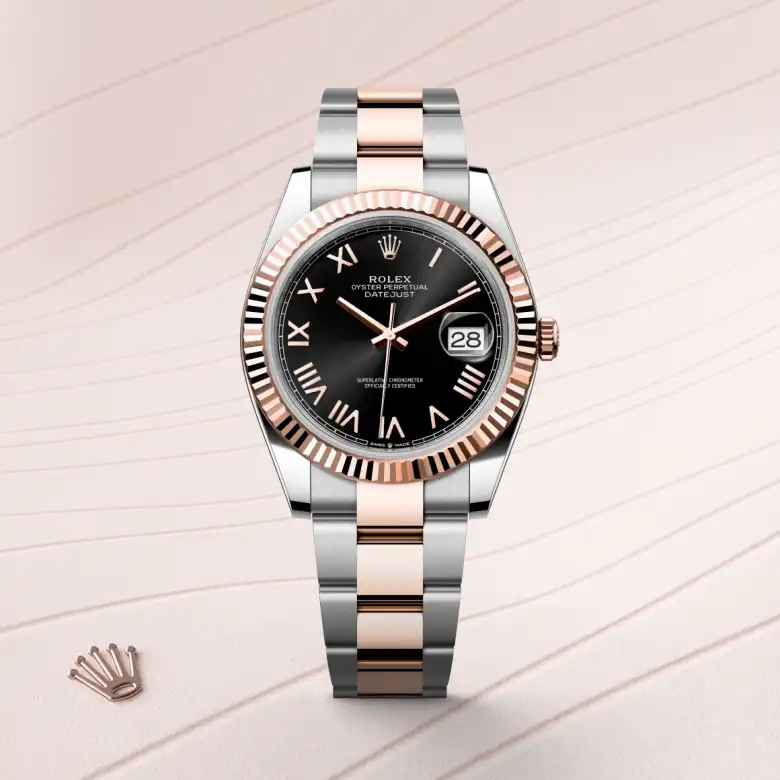 Rolex Datejust 41腕錶永恒玫瑰金鋼(蠔式鋼與永恒玫瑰金的組合)款,M126331-0023 - 慎昌鐘錶