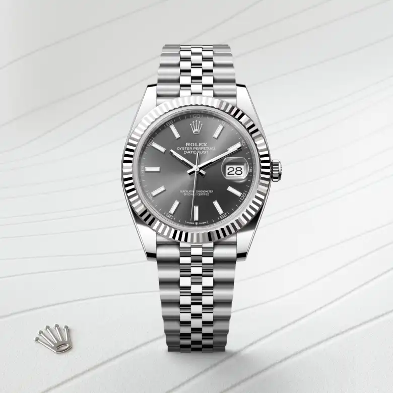 Rolex Datejust 41腕錶白色黃金鋼(蠔式鋼與白色黃金的組合)款,M126334-0014 - 慎昌鐘錶