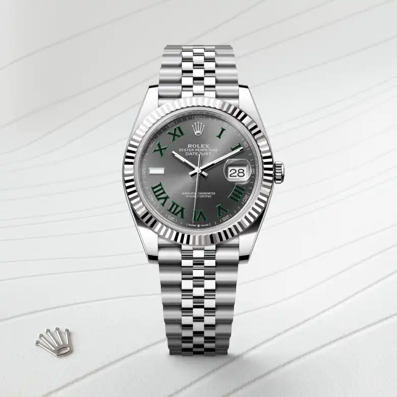 Rolex Datejust 41腕錶白色黃金鋼(蠔式鋼與白色黃金的組合)款,M126334-0022 - 慎昌鐘錶