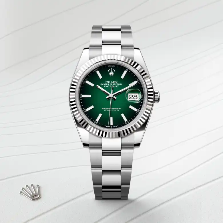 Rolex Datejust 41腕錶白色黃金鋼(蠔式鋼與白色黃金的組合)款,M126334-0033 - 慎昌鐘錶