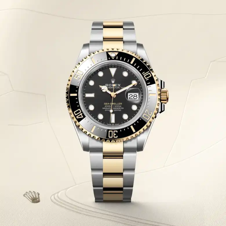 Rolex Sea-Dweller腕錶黃金鋼（蠔式鋼與黃金的組合）款，M126603-0001 - 慎昌鐘錶