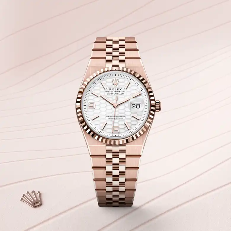 Rolex Land-Dweller 36腕錶18K永恒玫瑰金款,M127235-0001 - 慎昌鐘錶