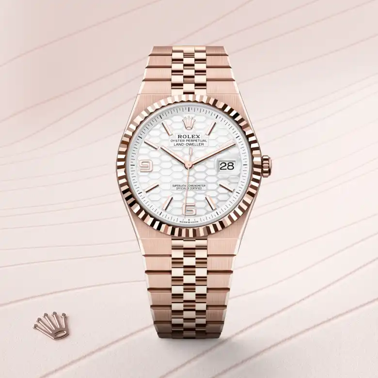 Rolex Land-Dweller 40腕錶18K永恒玫瑰金款,M127335-0001 - 慎昌鐘錶