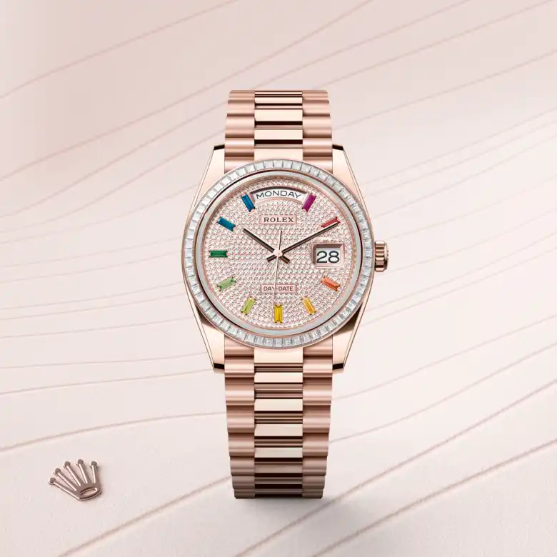 Rolex Day-Date 36腕錶18K永恒玫瑰金款，M128395TBR-0008 - 慎昌鐘錶