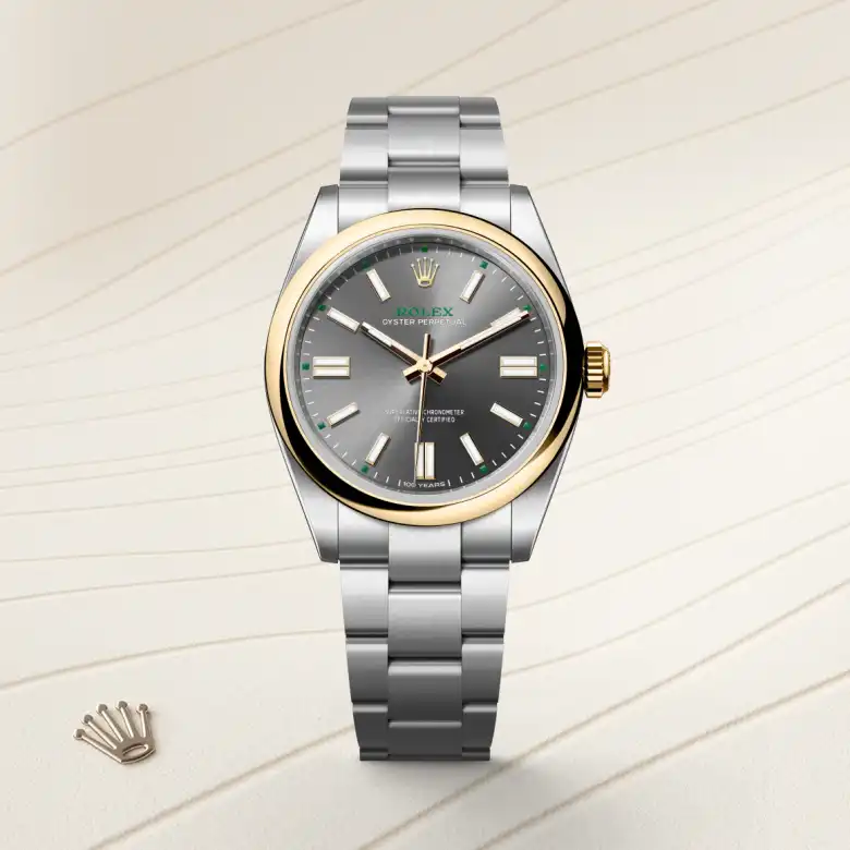 Rolex Oyster Perpetual 41腕錶黃金鋼（蠔式鋼與黃金的組合）款，M134303-0001 - 慎昌鐘錶