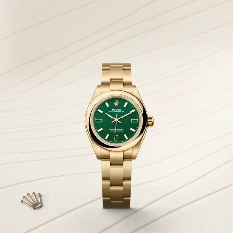 Rolex Oyster Perpetual 28腕錶18K黃金款，M276208-0002 - 慎昌鐘錶