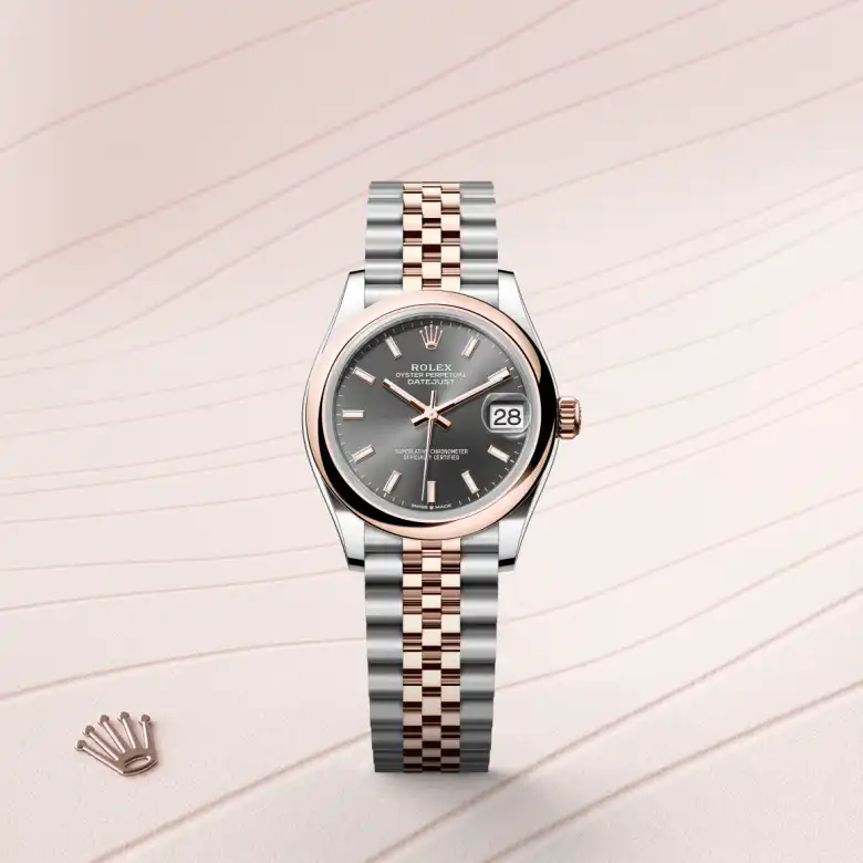 Rolex Datejust 31腕錶永恒玫瑰金鋼(蠔式鋼與永恒玫瑰金的組合)款,M278241-0018 - 慎昌鐘錶