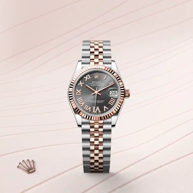 Rolex Datejust 31腕錶永恒玫瑰金鋼(蠔式鋼與永恒玫瑰金的組合)款,M278271-0030 - 慎昌鐘錶