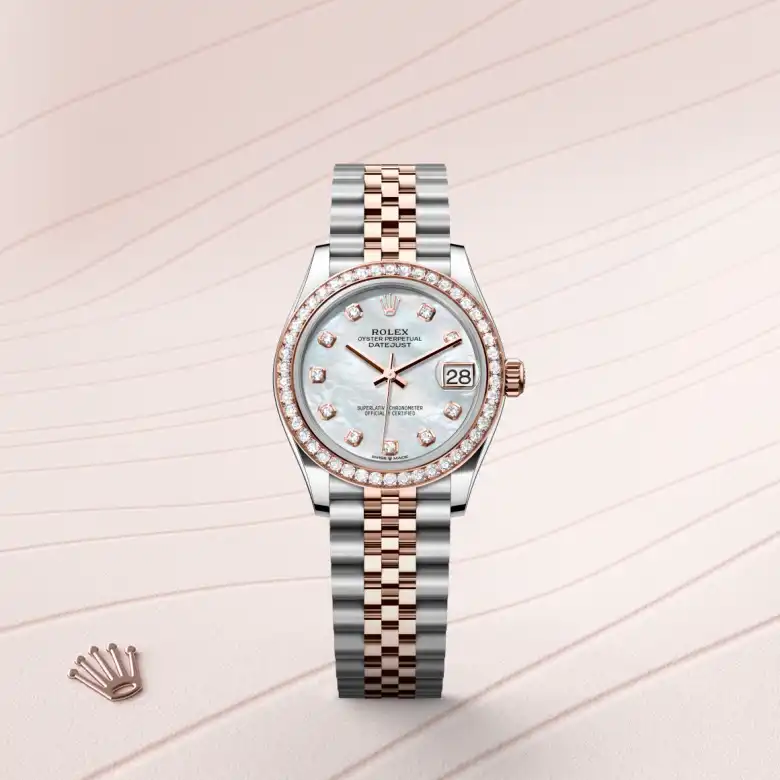 Rolex Datejust 31腕錶永恒玫瑰金鋼(蠔式鋼與永恒玫瑰金的組合)款,M278381RBR-0026 - 慎昌鐘錶