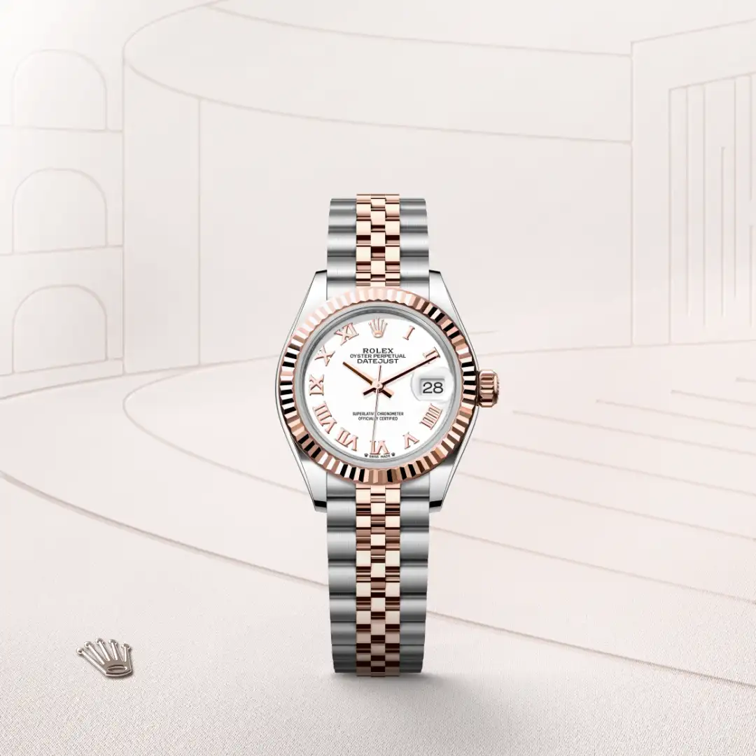 Rolex Lady-Datejust腕錶永恒玫瑰金鋼(蠔式鋼與永恒玫瑰金的組合)款,M279171-0021 - 慎昌鐘錶