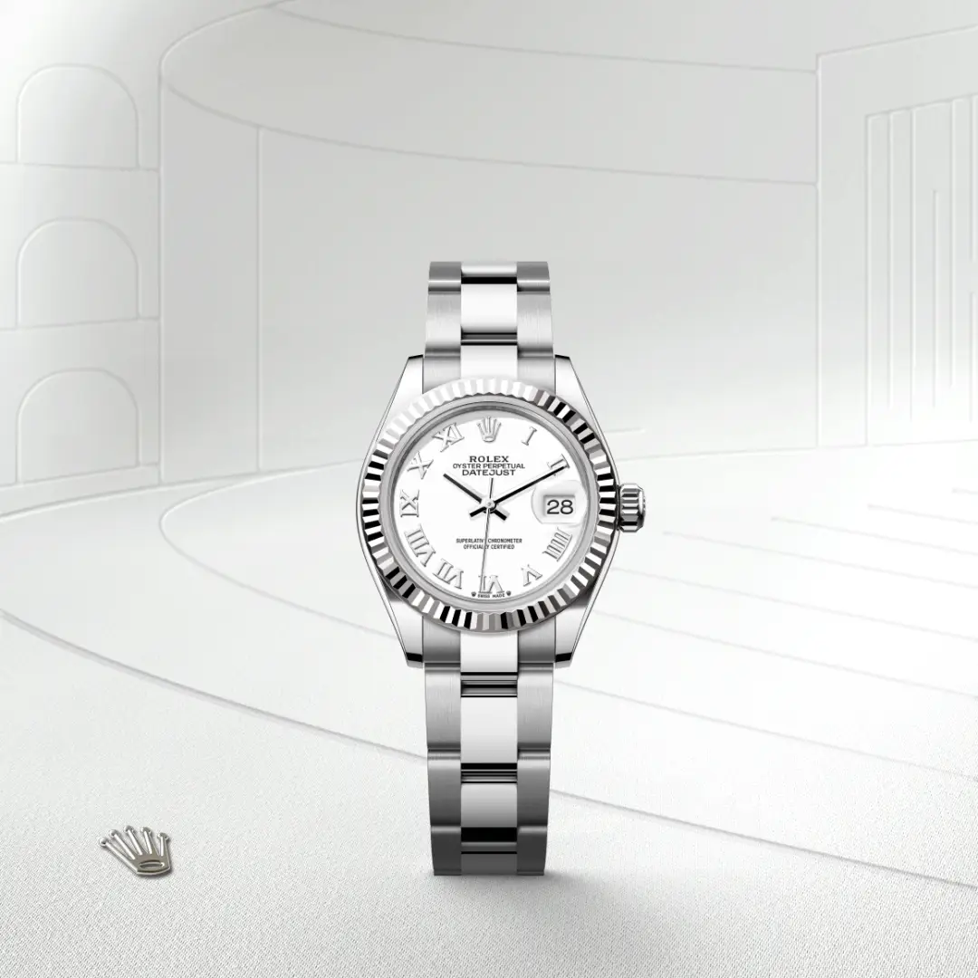 Rolex Lady-Datejust腕錶白色黃金鋼(蠔式鋼與白色黃金的組合)款,M279174-0020 - 慎昌鐘錶