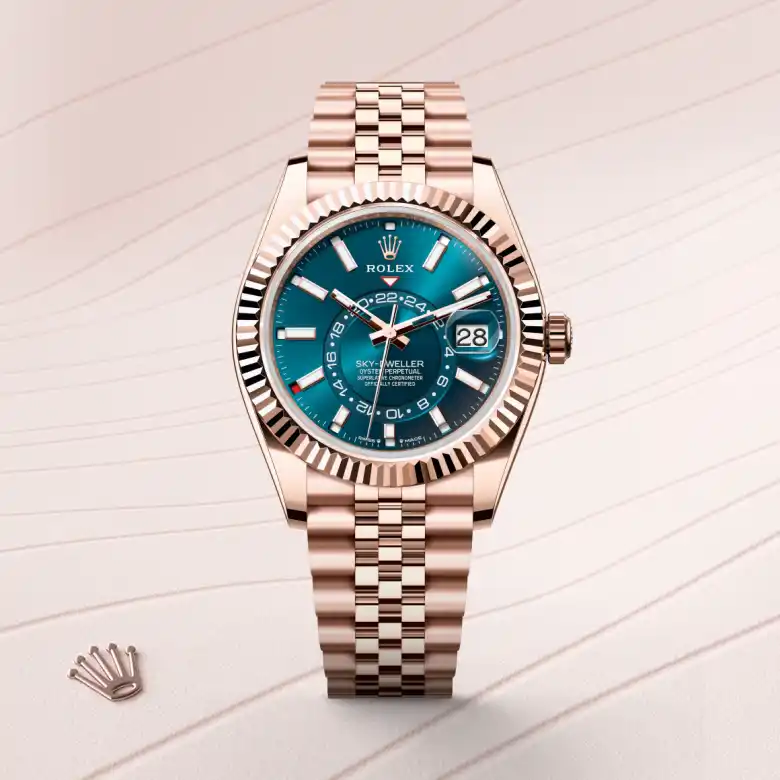 Rolex Sky-Dweller腕錶18K永恒玫瑰金款,M336935-0005 - 慎昌鐘錶