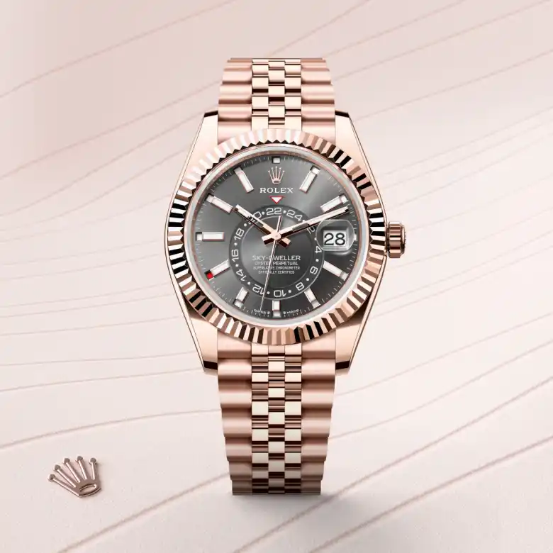 Rolex Sky-Dweller腕錶18K永恒玫瑰金款,M336935-0008 - 慎昌鐘錶