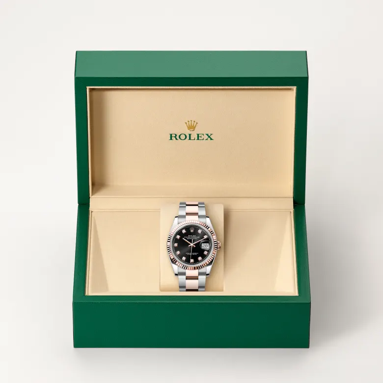 Rolex Datejust 36腕錶永恒玫瑰金鋼(蠔式鋼與永恒玫瑰金的組合)款,M126231-0020 - 慎昌鐘錶