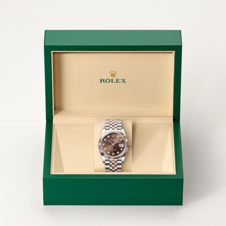 Rolex Datejust 36腕錶永恒玫瑰金鋼(蠔式鋼與永恒玫瑰金的組合)款,M126231-0053 - 慎昌鐘錶